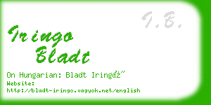 iringo bladt business card